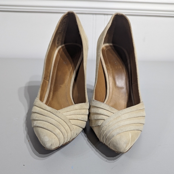 IRO suede beige pump - Picture 2 of 12